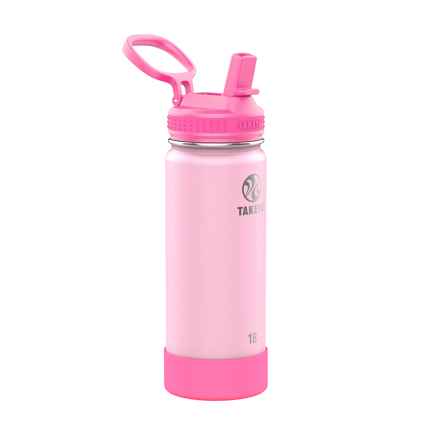 actives-kids-glow-in-the-dark-water-bottle-with-straw-lid-r3 51076-Actives-Kids-Straw-18-GID-SummerGlowPink-angle.png