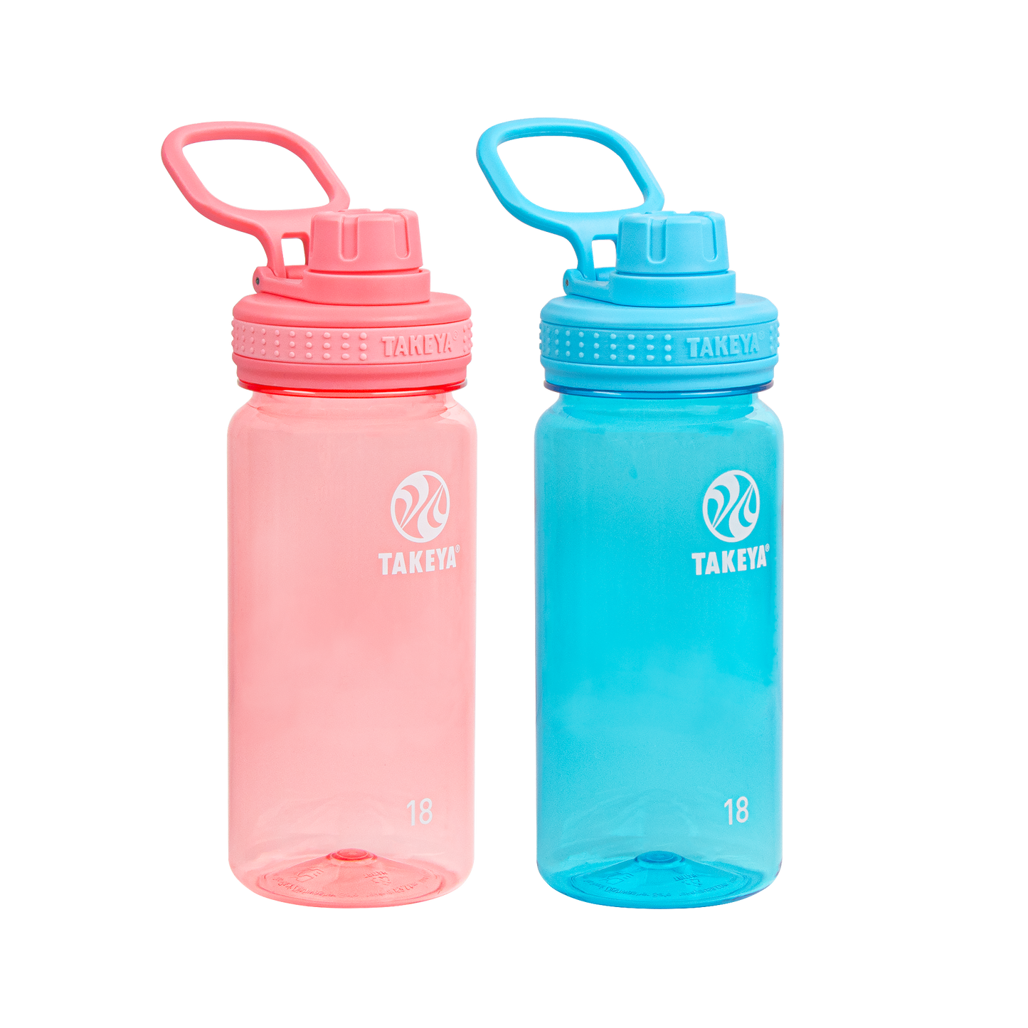 tritan-water-bottle-bundle-with-spout-lid-2-pack-h5 51475-Tritan-Spout-18-2pk-FlutterPink-BreezyBlue-Front_1.png
