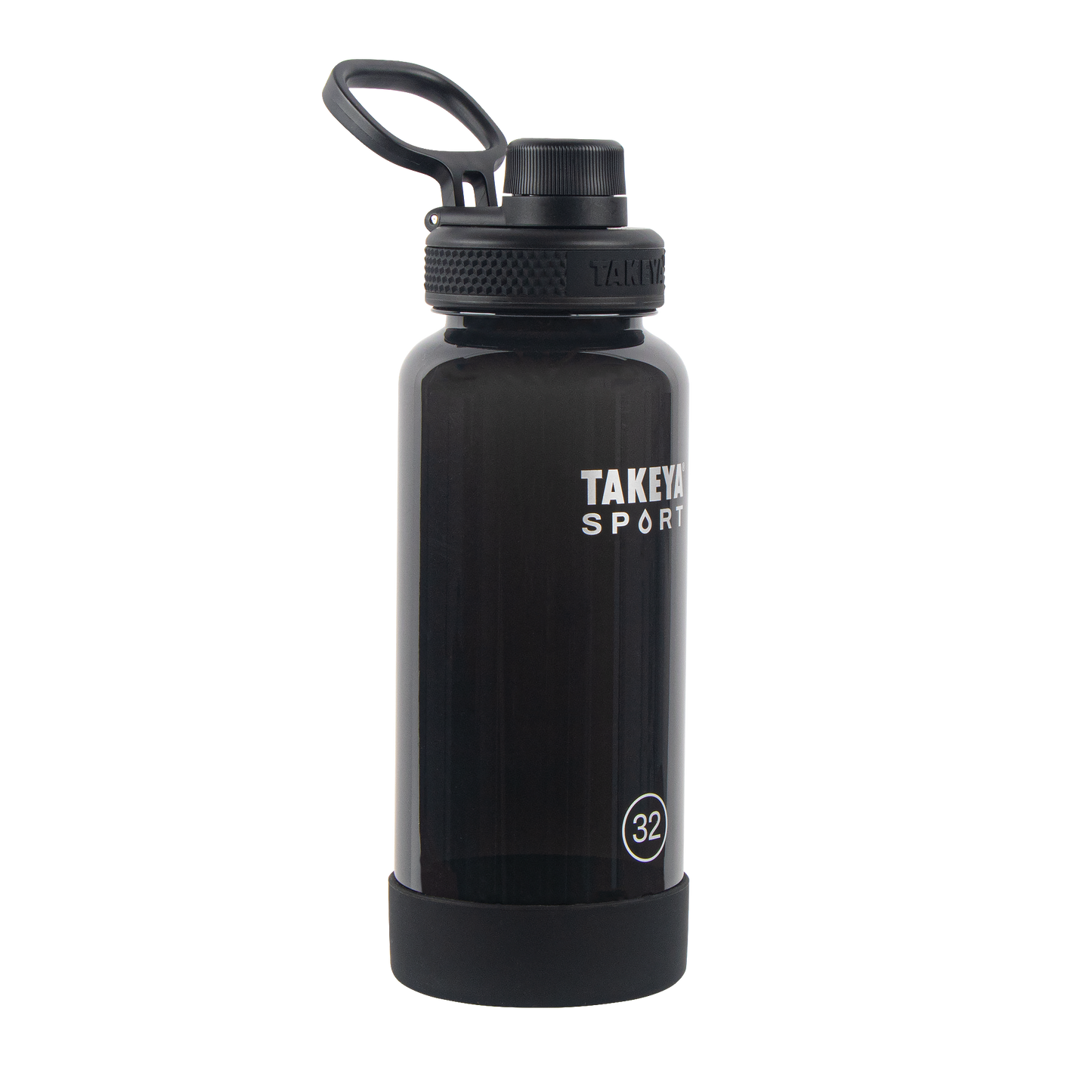 tritan-sport-water-bottle-with-spout-lid-v0 51829-TKS-Tritan-Spout-32-GrandSlamBlack-frontangle.png