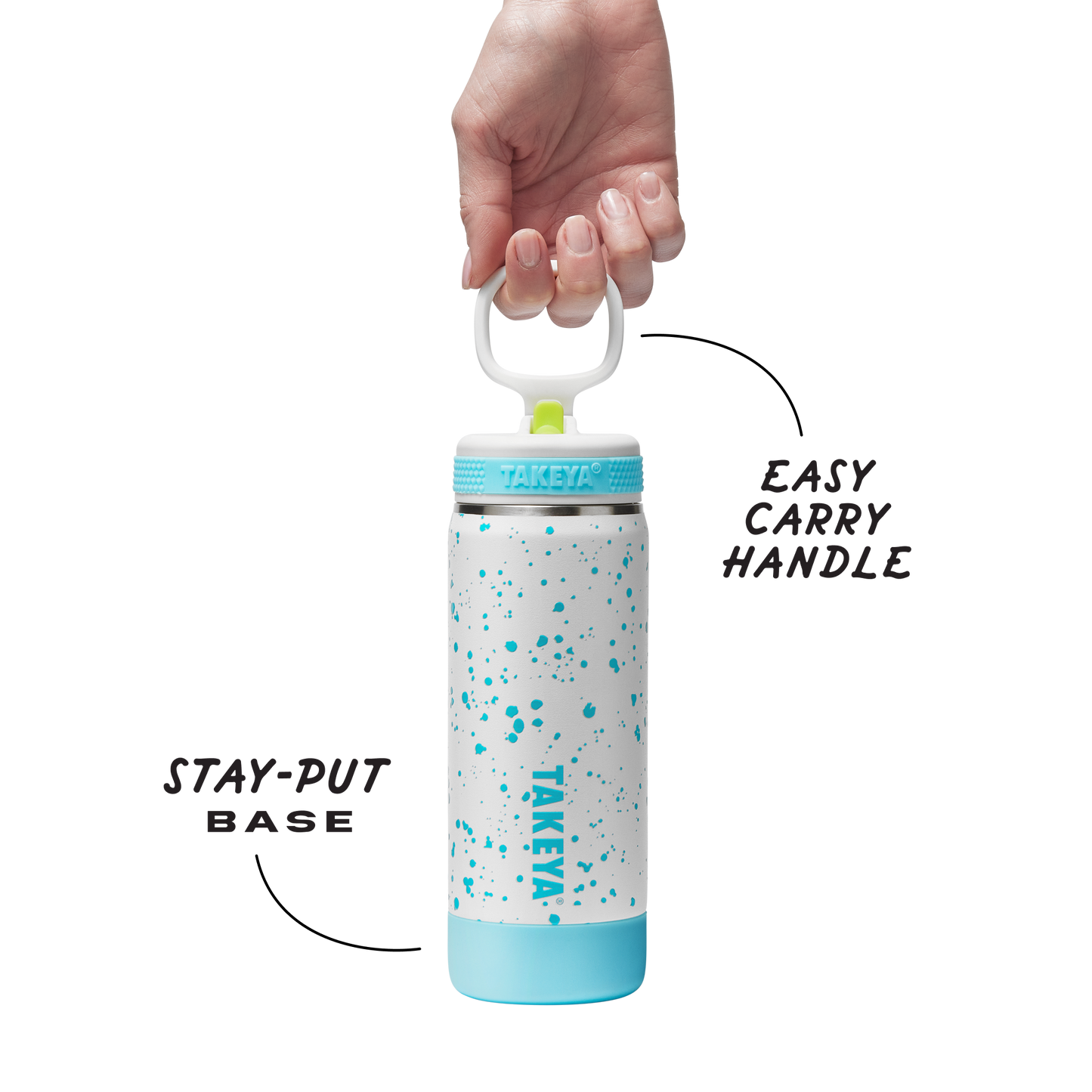 glow-in-the-dark-sport-kids-water-bottle-confetti-with-straw-lid-k2 TKS_SP25_CoreKidsGIDConfetti_StwBtl_CloudGlow_18oz_51368_v3_sRGB-Callout.png